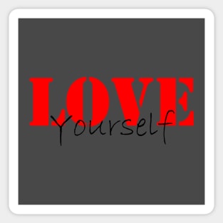 Love Yourself Sticker